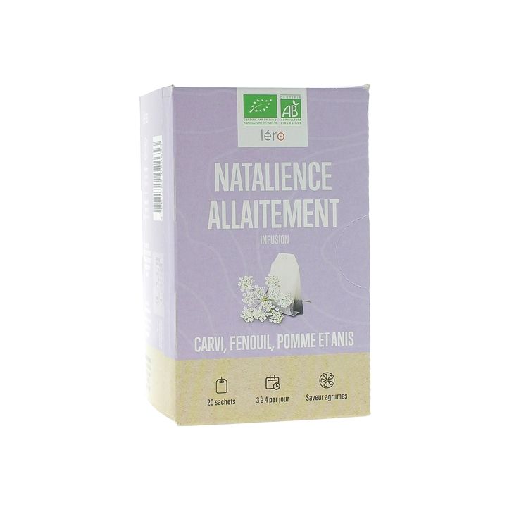 Natalience allaitement infusion bio Léro - boîte de 20 sachets