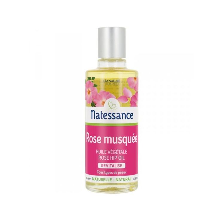 Natessance rose musquée réparatrice et anti-âge Léa Nature - flacon de 100 ml