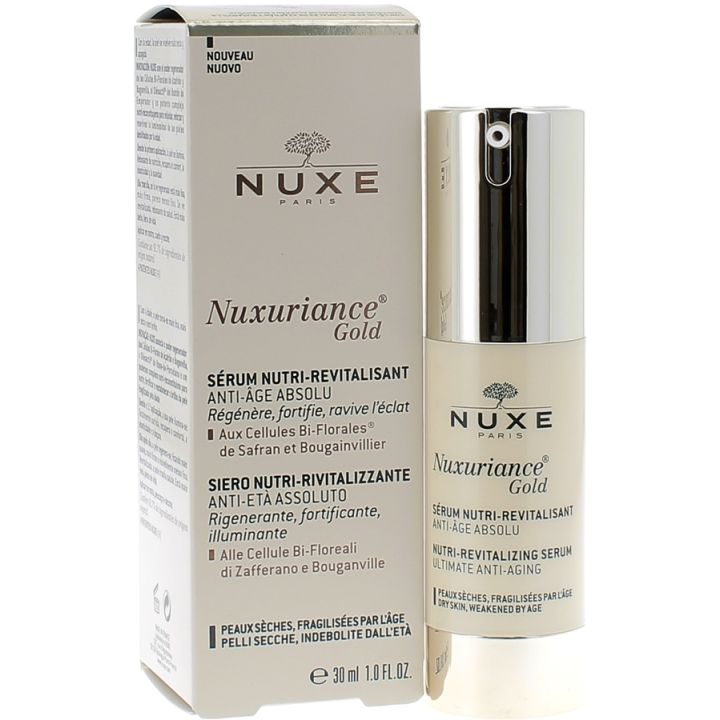 Nuxuriance Gold Sérum Nutri-Revitalisant Nuxe - flacon de 30 ml