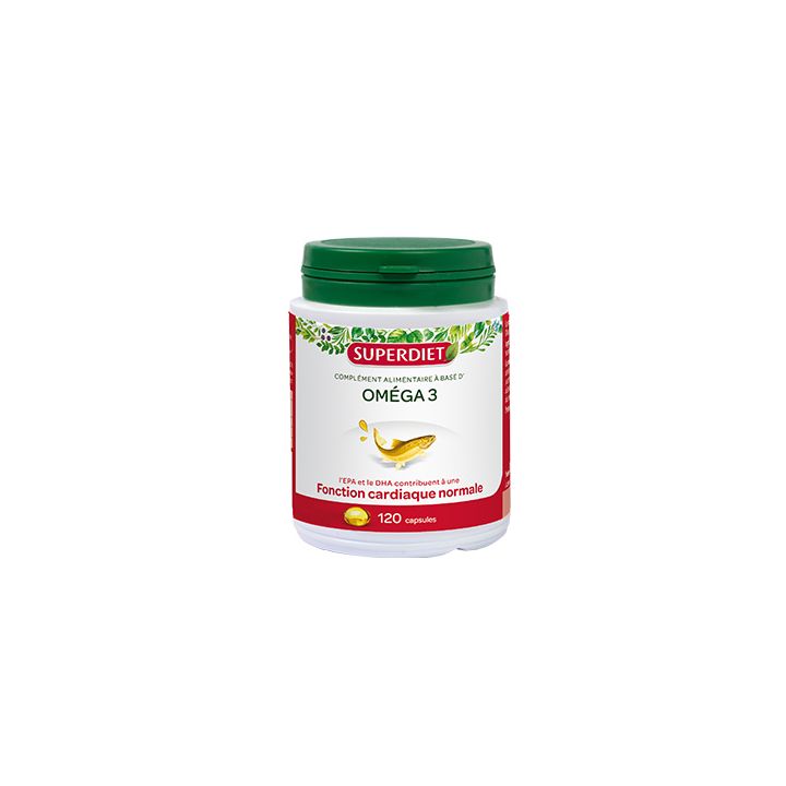 Oméga 3 (saumon) Super Diet - 120 capsules
