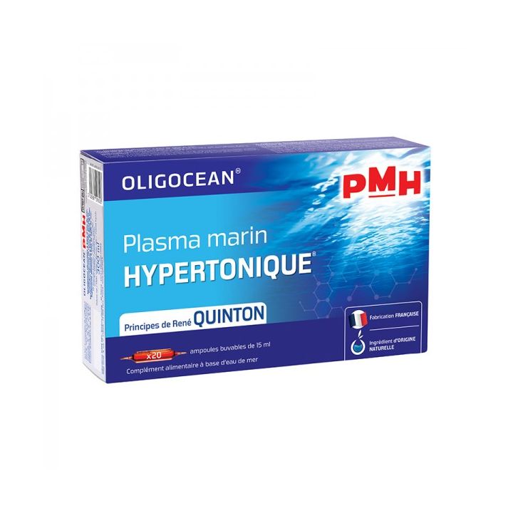 PMH (Plasma marin hypertonique) Super Diet - 20 ampoules de 15 ml