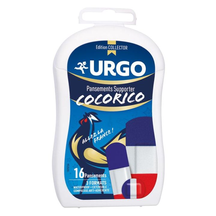 Pansements Cocorico 3 formats Urgo - boîte de 16 pansements