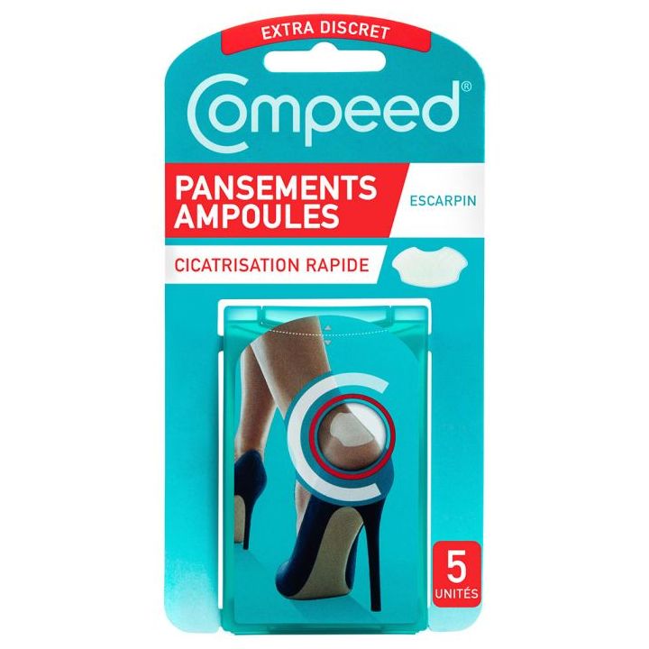 Pansements ampoules escarpin Compeed - boite de 5 pansements