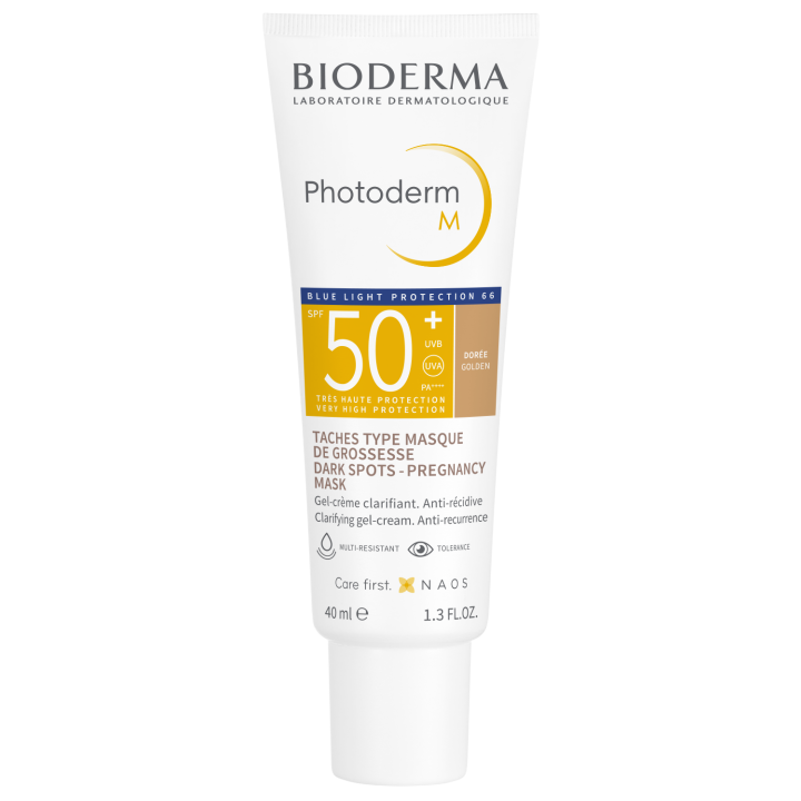 Photoderm M teinte dorée SPF50+ Bioderma - tube de 40ml