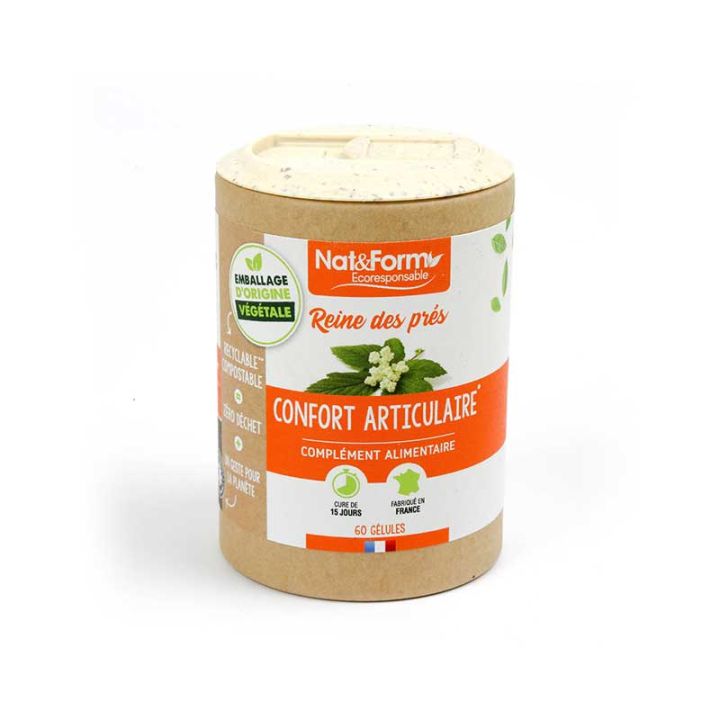 Reine des prés Ecoresponsable Nat&Form - Boite de 60 gélules