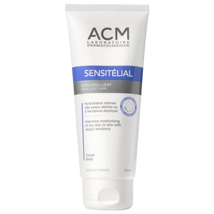Sensitélial soin émollient Laboratoire ACM - tube de 200ml