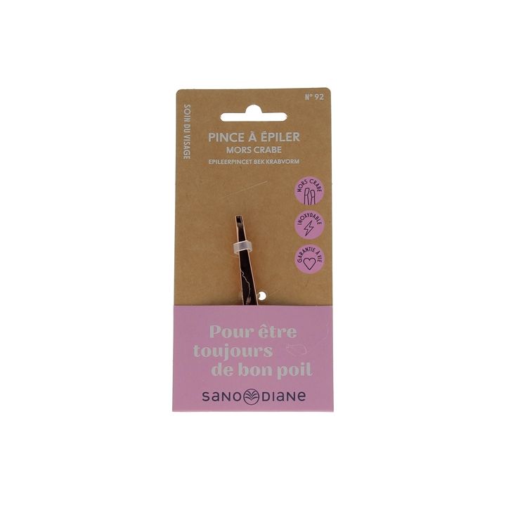 Pince à épiler mors crabe Sanodiane - 1 pince