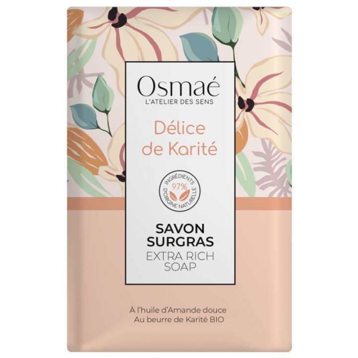 Savon surgras Délice de Karité Osmaé - pain de 200 g