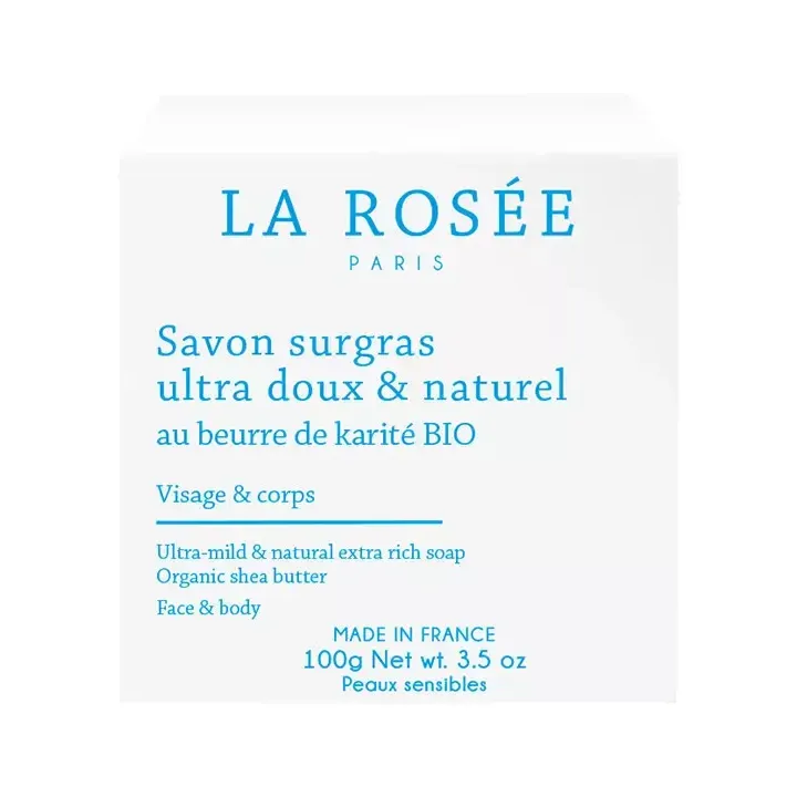 Savon surgras ultra doux & naturel La Rosée - pain de 100 g