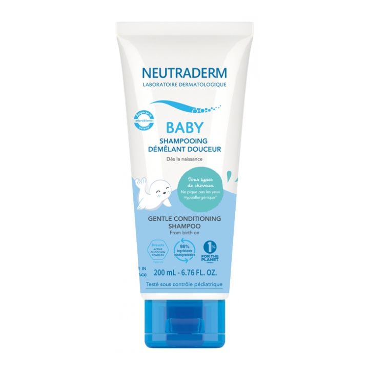 Shampoing démêlant douceur Baby Neutraderm - tube de 200 ml