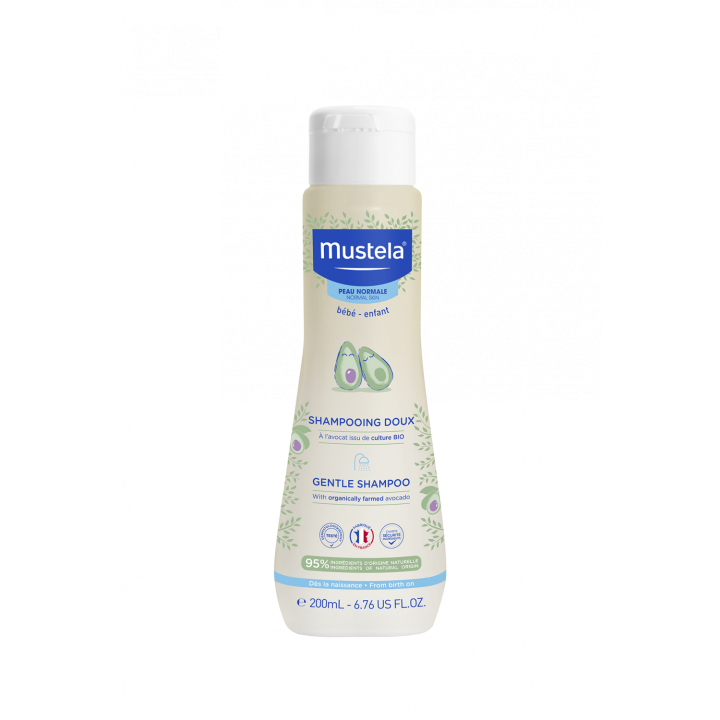 Shampooing doux cheveux délicats Mustela - flacon de 200 ml