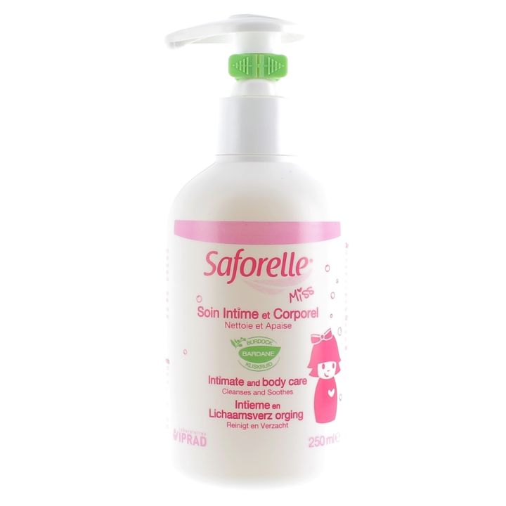Soin intime et corporel Miss Saforelle - flacon pompe de 250 ml