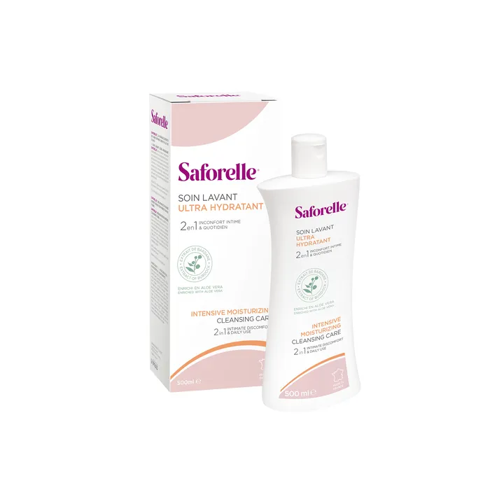 Soin lavant ultra hydratant Saforelle - flacon de 500 ml