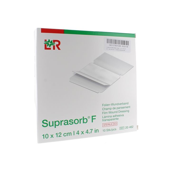 Suprasorb F Champ de pansement 10x12cm Lohmann & Rauscher - 10 pièces
