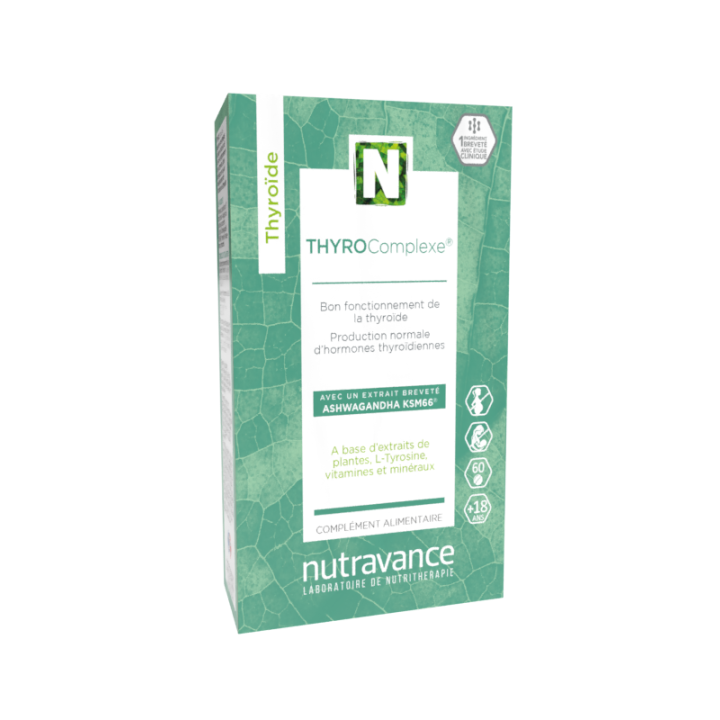 THYROComplexe Nutravance - boîte de 60 comprimés