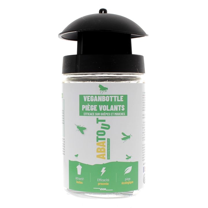 Veganbottle piège volants guêpes et mouches Abatout - un piège