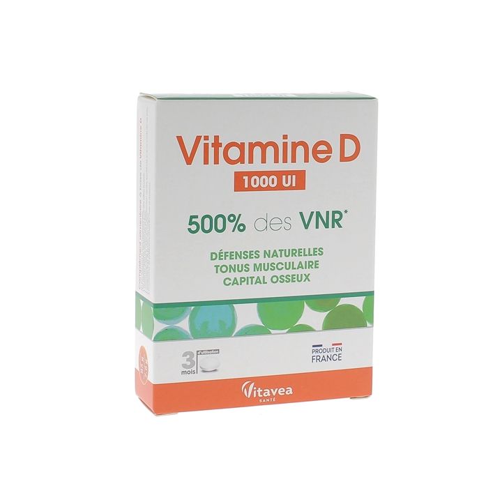Vitamine D 1000 UI Vitavea - boîte de 90 comprimés