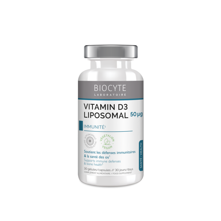 Vitamine D Liposomal Biocyte - boîte de 30 gélules