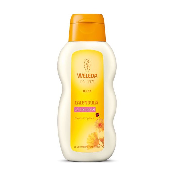 Lait corporel Calendula Weleda Bébé - flacon de 200 ml