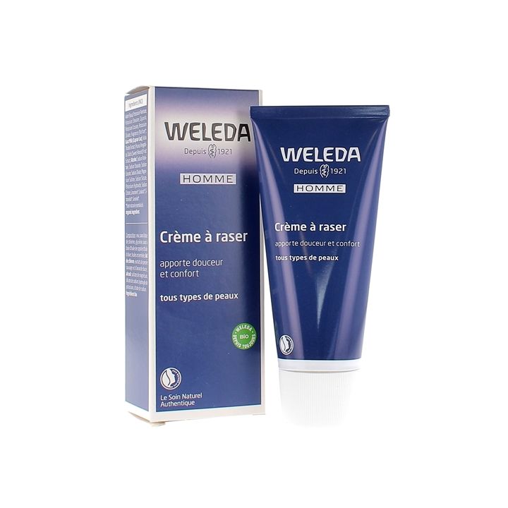 Crème à raser Weleda - tube de 75 ml