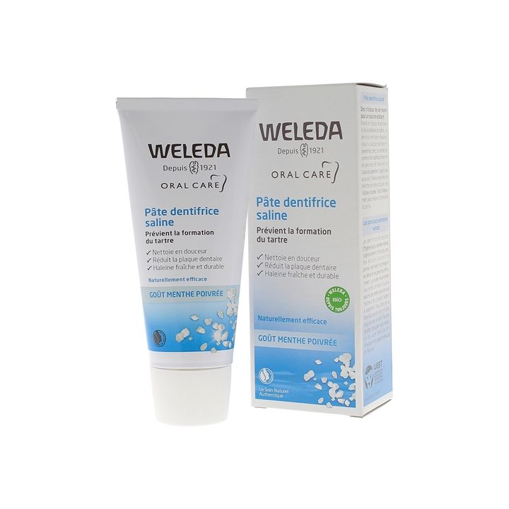 Pâte dentifrice saline Weleda - tube de 75 ml