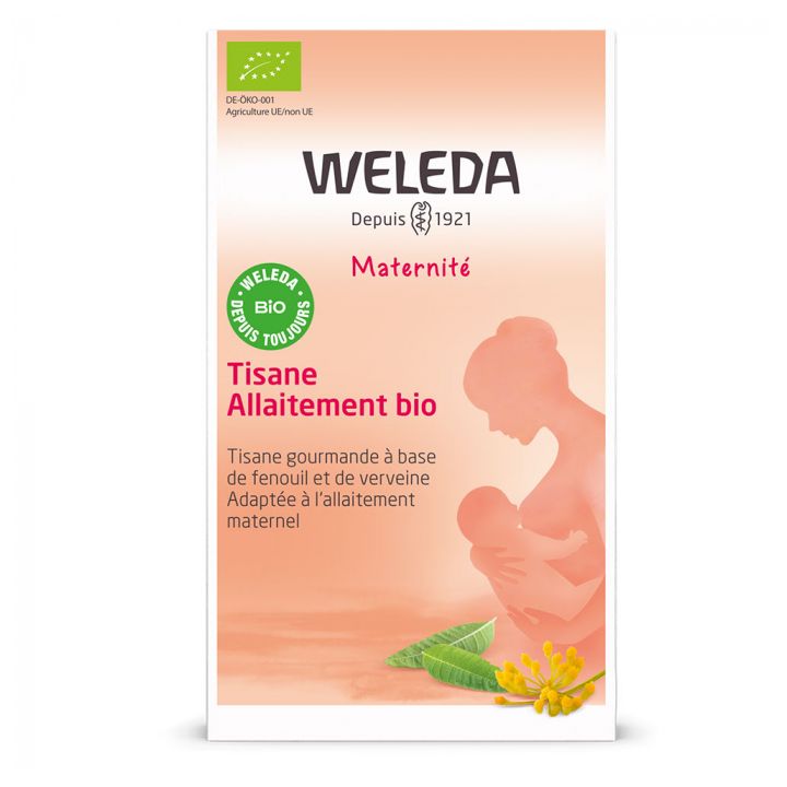 Tisane allaitement bio Weleda - boîte de 20 sachets