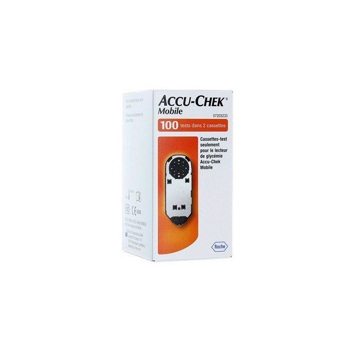 Accu-Chek Mobile - 2 cassettes pour 100 tests