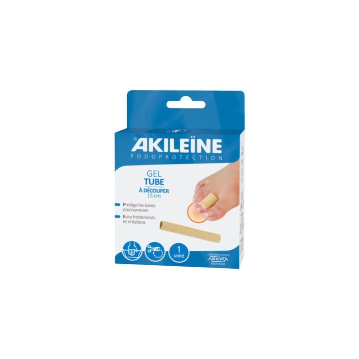 Gel tube à découper Akileïne - 1 tube de 15 cm