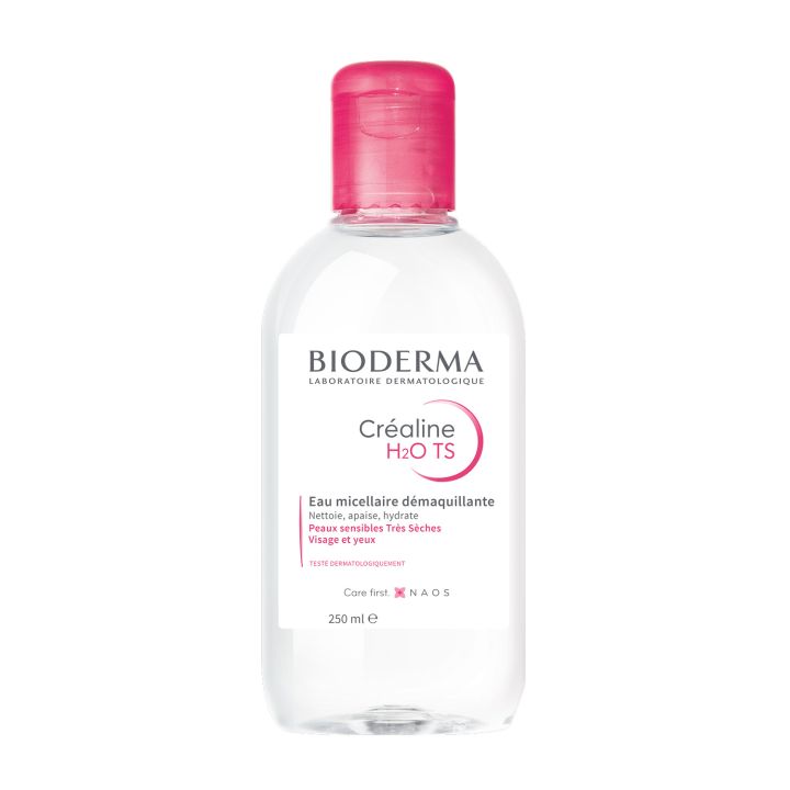 Eau micellaire Créaline TS H20 Bioderma - flacon de 250 ml