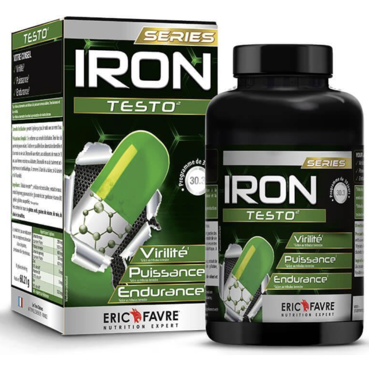 Iron testo series Eric Favre - boite de 90 capsules 