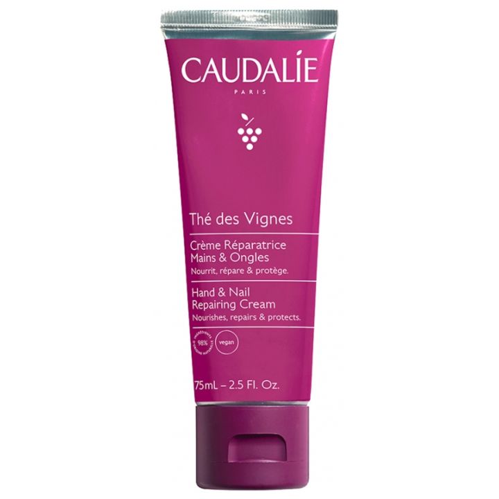 Thé des vignes Crème mains et ongles Caudalie - tube de 75 ml