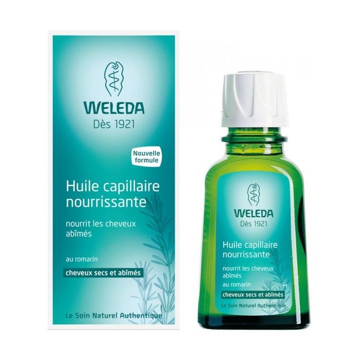 Huile capillaire nourrissante Weleda - flacon de 50 ml