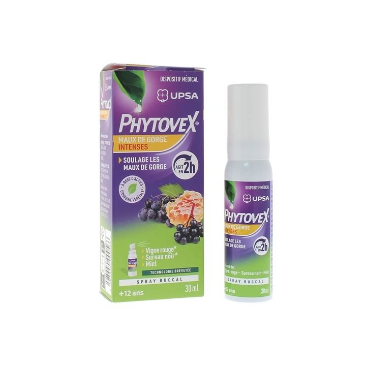 Phytovex maux de gorge intenses UPSA - spray de 30ml