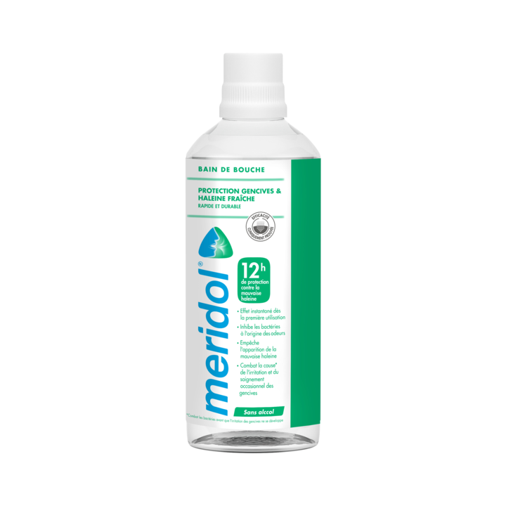 Meridol bain de bouche haleine sûre - flacon de 400 ml