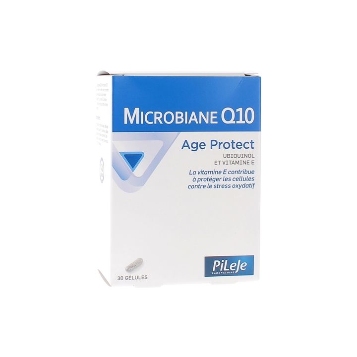 Microbiane Q10 âge protect Pileje - boîte de 30 gélules