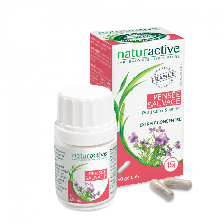 Elusanes pensée sauvage Naturactive - boîte de 30 gélules