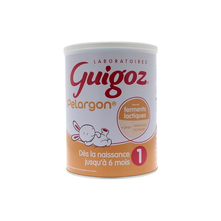 Pelargon Lait en poudre 1er âge 0 à 6 mois Guigoz - pot de 780g