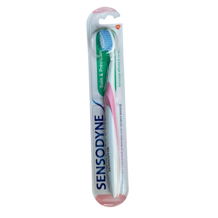 Brosse à dents soin et précision extra-souple Sensodyne - une brosse à dents 