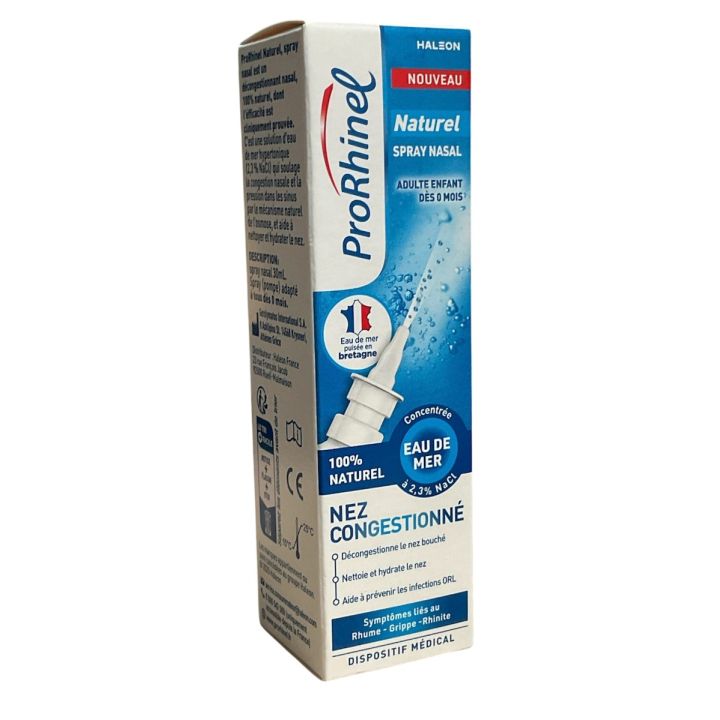 Spray nasal naturel nez congestionné ProRhinel - spray de 30ml