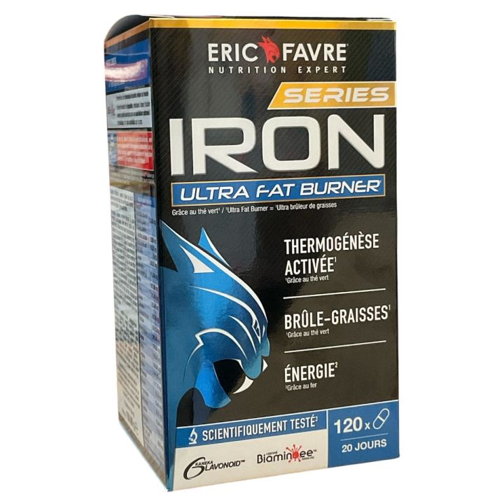 Iron series ultra fat burner Eric Favre - boite de 120 gélules 