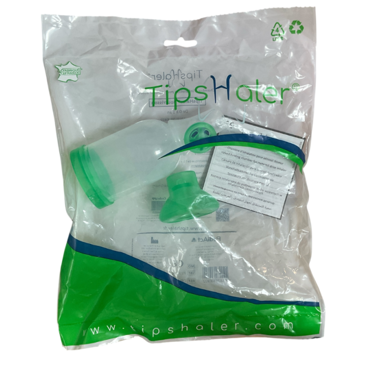 Tipshaler chambre inhalation avec masque nourrisson 0-12mois PediAct - un masque d'inhalation