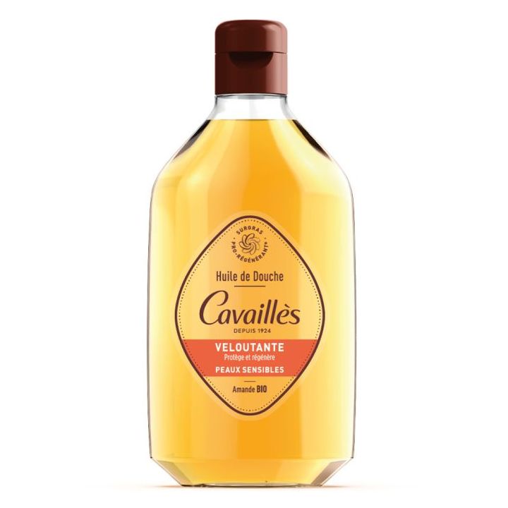 Huile bain et douche veloutante Rogé Cavaillès - flacon de 250 ml