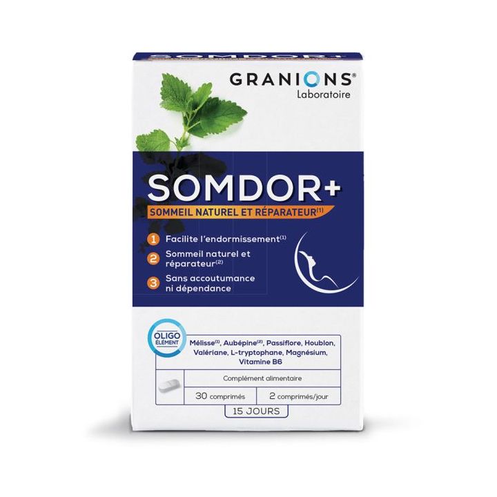 Somdor+ comprimé Granions - boite de 30 comprimés
