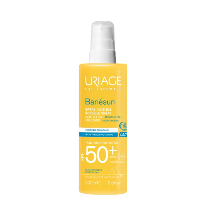 Bariésun spray sans parfum SPF 50+ très haute protection Uriage - spray de 200 ml