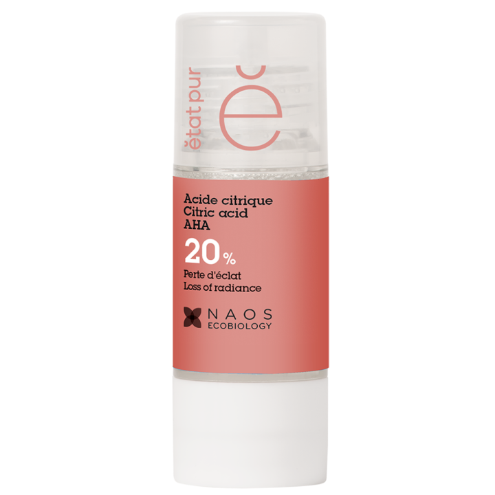 Acide citrique 26% perte d'éclat Etat Pur - flacon de 15ml