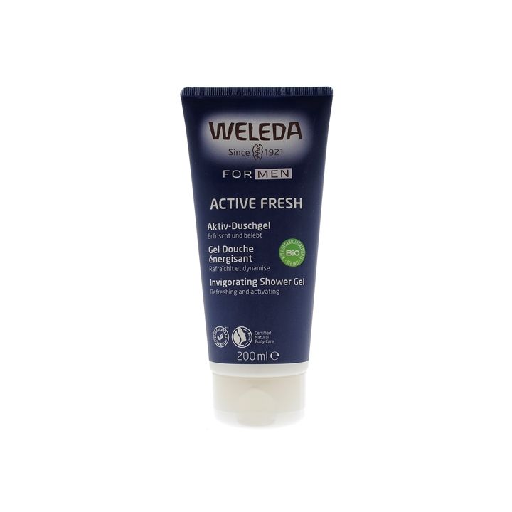 Gel douche énergisant Weleda homme - tube de 200 ml