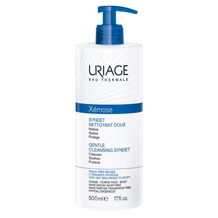 Xémose Syndet Nettoyant Doux Uriage - flacon de 500 ml
