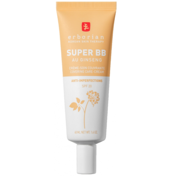 Super bb crème-soin couvrante anti-imperfections nude spf 20 Erborian - tube de 40ml 