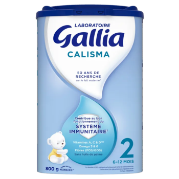 Calisma Lait en poudre 2ème âge Gallia - pot de 800g