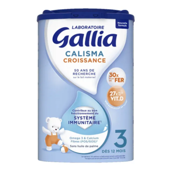Calisma Croissance Lait en poudre 3ème âge Gallia - pot de 800g